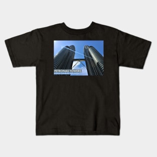 Petronas towers, Kuala Lumpur, Malaysia Kids T-Shirt